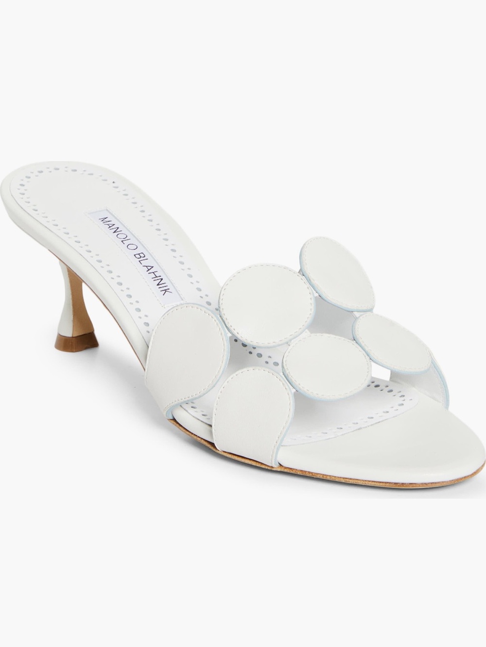 BRAND NEW W BOX Manolo Blahnik
Haribalmu Kitten Heel
Sandal